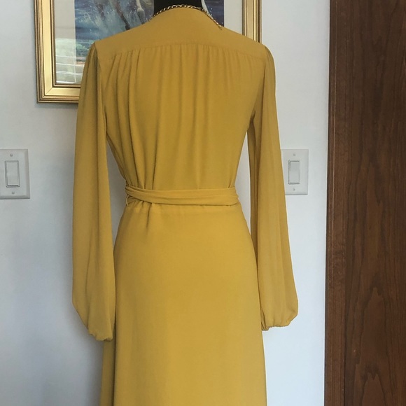 Iorane Dress Wrap Mustard - Picture 10 of 11
